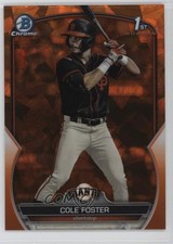 2023 Bowman Chrome Draft Sapphire Edition Orange 16/25 Cole Foster #BDC-128 09an