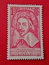 Timbre France Neuf **1935- YT 305- Richelieu.