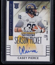 CASEY PIERCE 2015 PANINI CONTENDERS DRAFT PICKS SEASON TICKET AUTO RC AUTO KENT