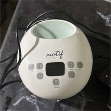 Motif Luna Double Electric Breast Pump Adjustable Settings Digital Timer White