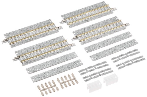 Juego de 4 (1764) suministros para modelismo ferroviario TOMIX N Gauge Wide PC Rail S70-WP F | Zustand: New