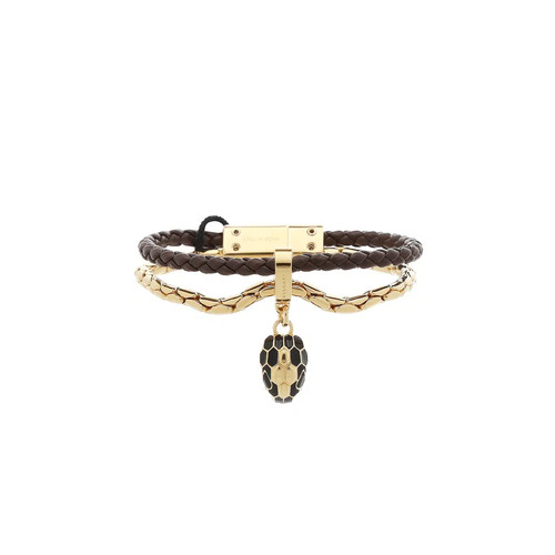 BVLGARI Serpenti Forever Leather Bracelet 294993