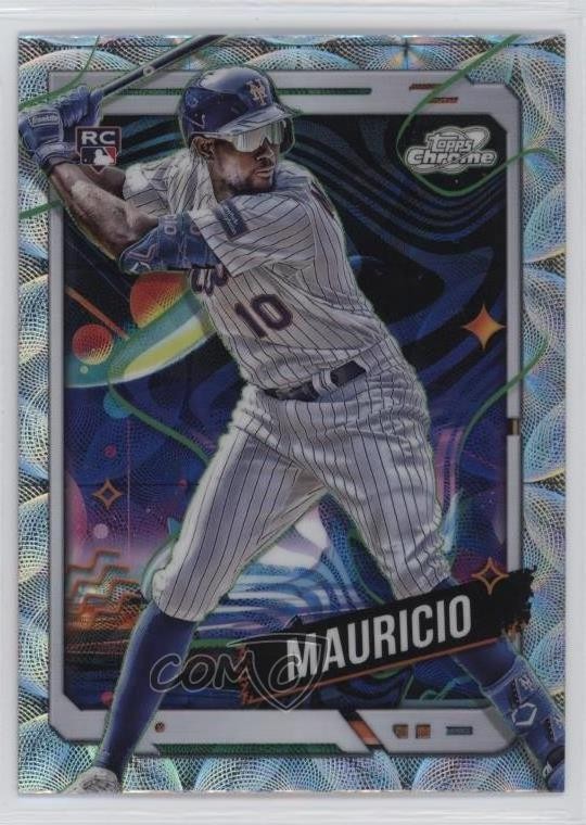 2024 Topps Cosmic Chrome Nucleus Refractor Ronny Mauricio #10 Rookie RC 1gf3