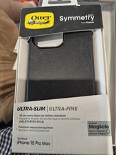 iPhone 15 Pro Max Otterbox Case Symmetry Black
