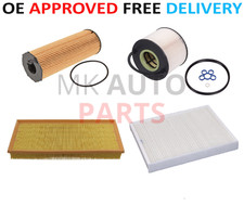 PER AUDI Q7 3.0 TDI KIT SERVIZI OLIO ARIA CARBURANTE FILTRI ABITACOLO 2006 AL 2015 UK