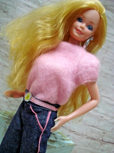 Vtg Barbie Superstar 80s FASHION JEANS DOLL & Original Fashion Set 1981 5315
