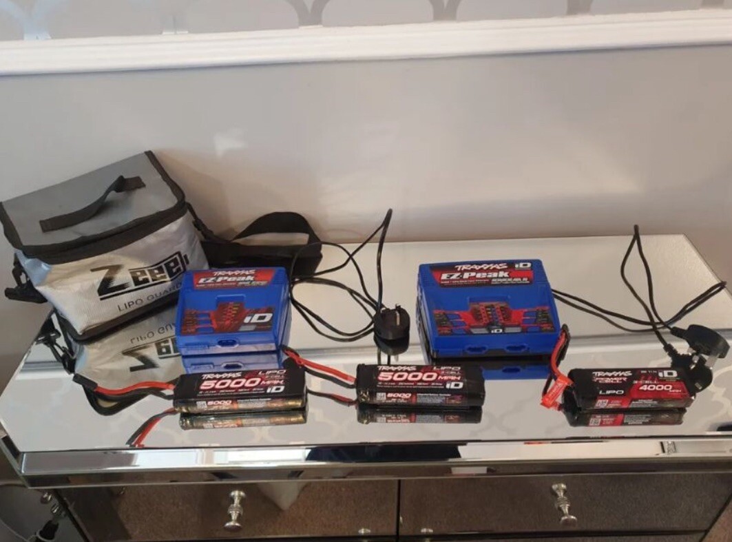 Rc Car Traxxas Lipos id Charger Joblot Brushless Vxl eBay