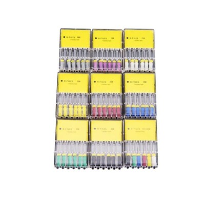 6pcs/kit Dental Endo Hand Use K-Files 25/21mm Stainless Steel Root Canal REAMERS