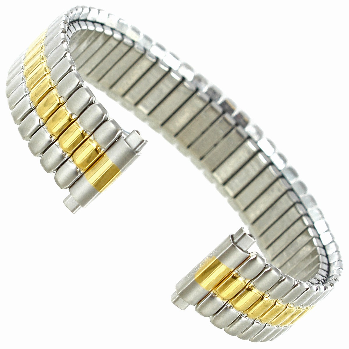 バンドリ フルホイル 50枚 11-14mm Speidel Two Tone Stainless Steel Twist-O-Flex Ladies