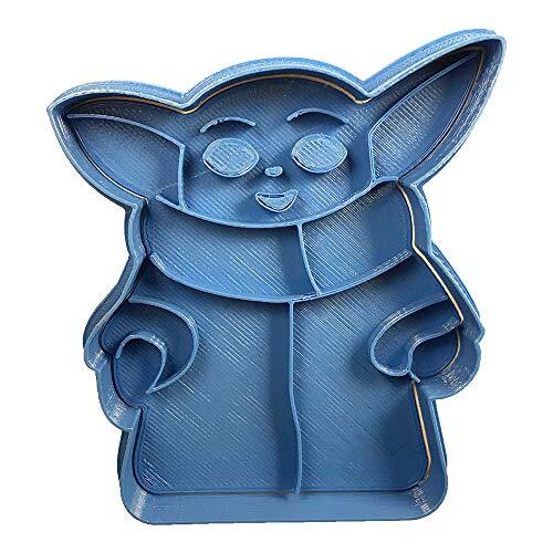 Cuticuter Baby Yoda Intero Tagliabiscotti, PLA, Blu