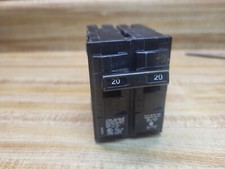 Siemens Twin Circuit Breaker 1 Pole 20A 120VAC  Q2020NC
