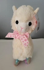 Llama Soft Plush 11" NWT Stuffed Animal Toy Ivory Faux Fur Polyester 