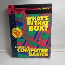 What's In That Box 1994 A Lesson In Computer Basics PC Version Vintage Program.