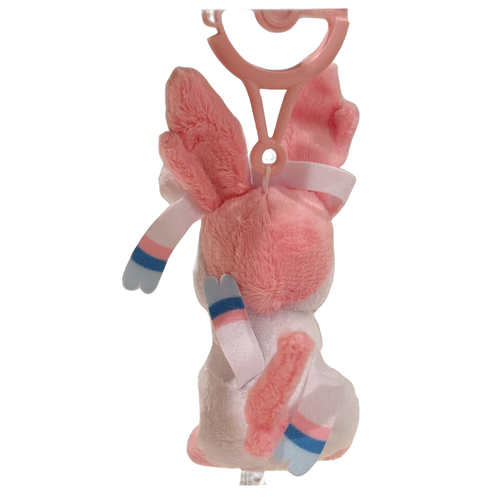 Sylveon Pokémon Center Keychain Plush US SELLER - Picture 2 of 2