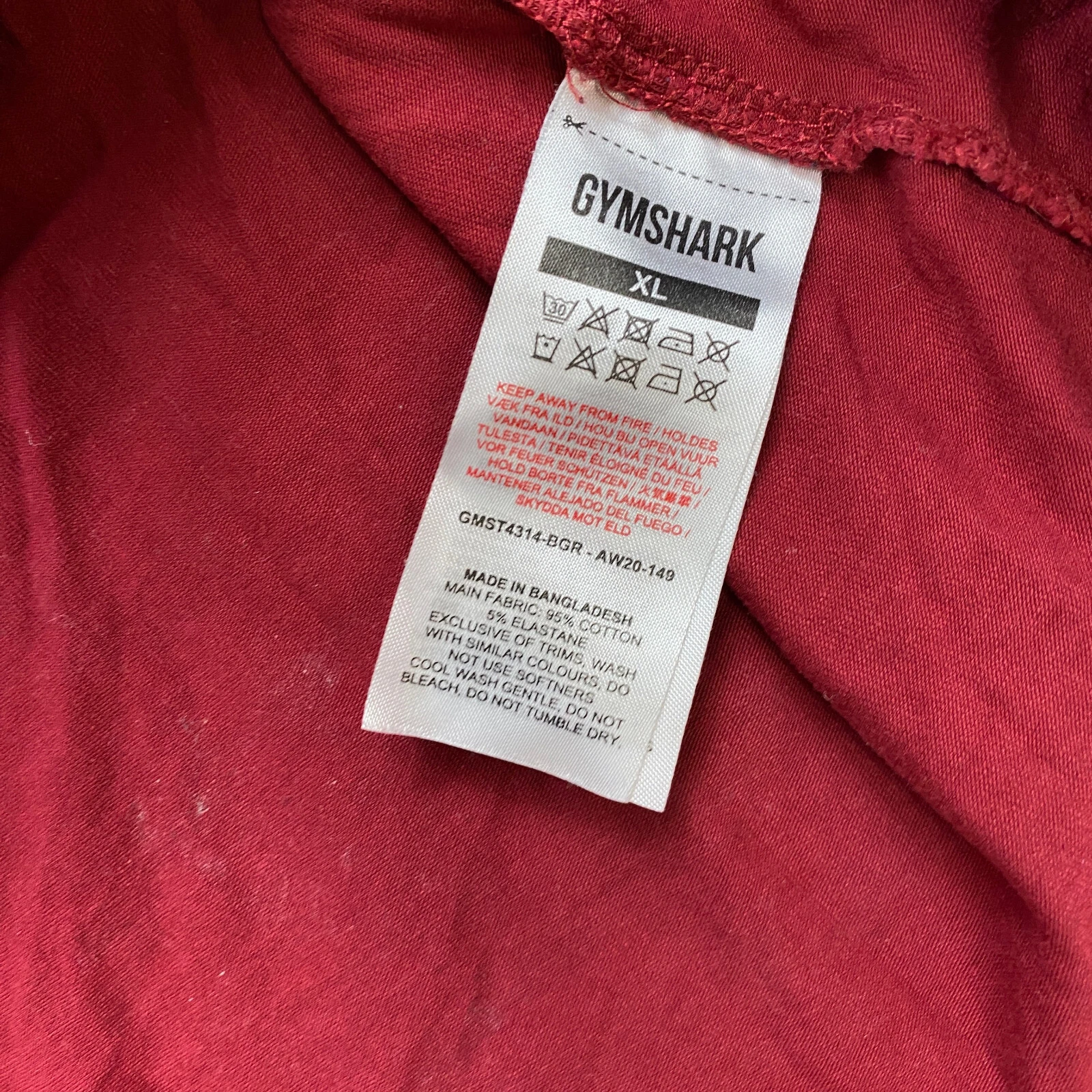 gymshark performance spell out gym workout gain lifter shirt