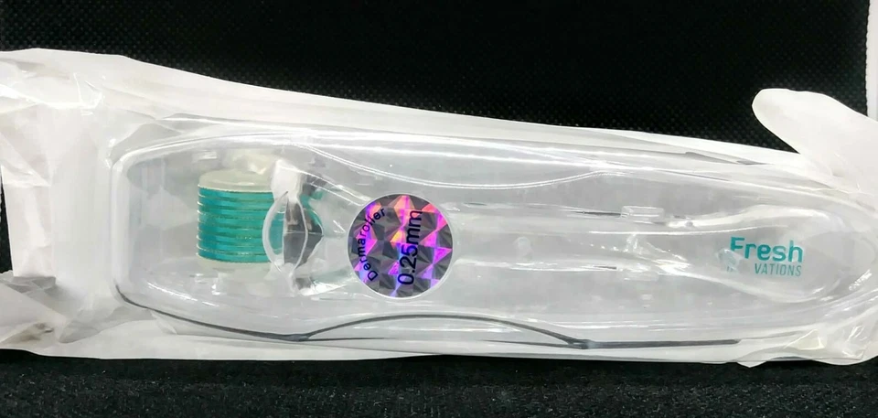 Derma Roller Kit 0.25 mm 540 Titanium Microneedle Healthy Glow Fresh Innovations - Image 3 of 4
