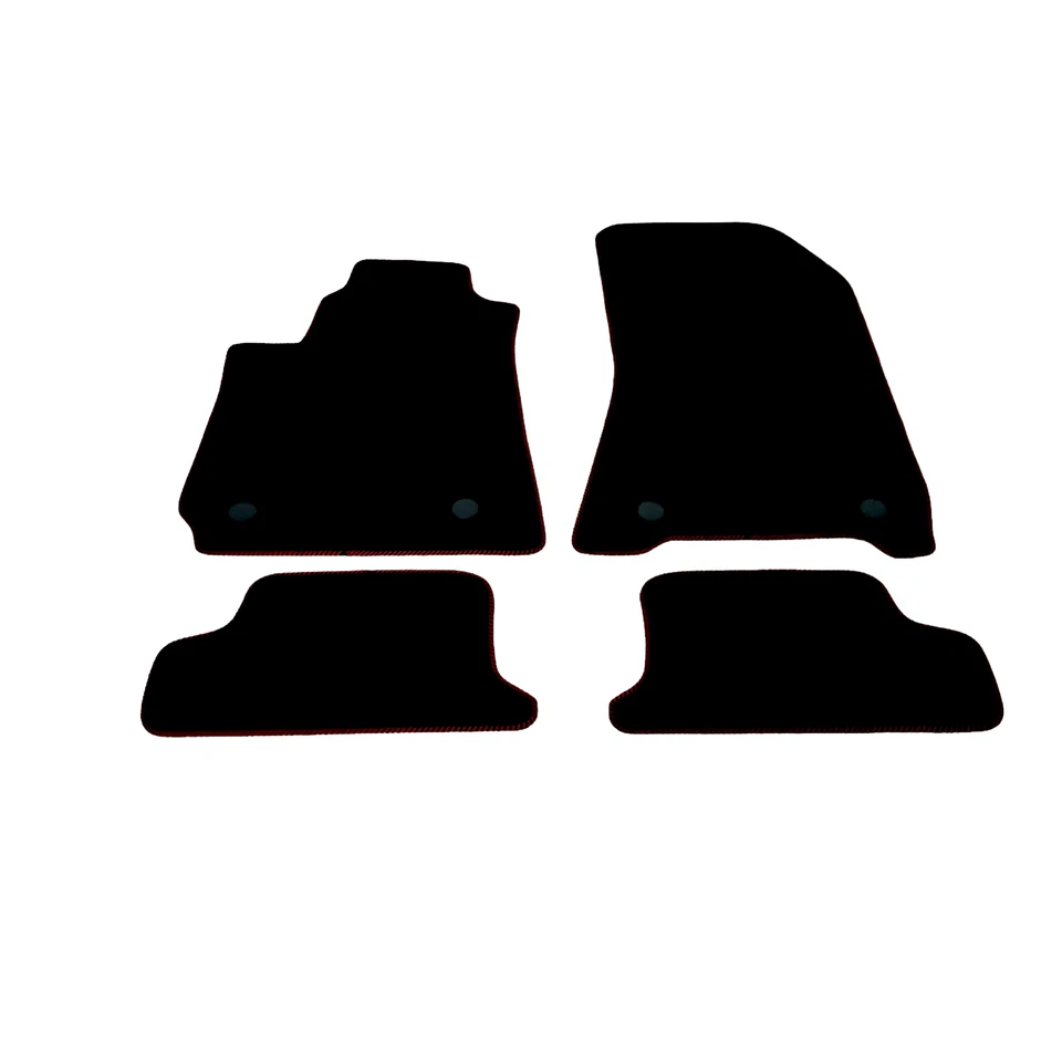 Car Floor Mats For Alfa Romeo Brera Velour Waterproof Black Carpet Auto Liners - Image 4 of 4