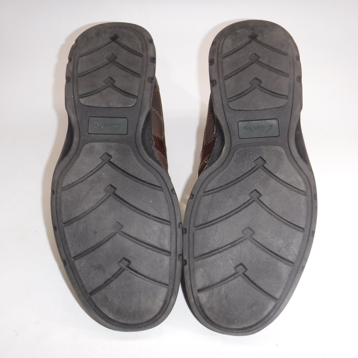 Clarks Collection Extreme Comfort Men Sz 10M Brown Leather Bicycle Toe Shoes Men main image 4