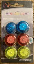 Flamewolf Mini LED Bike Lights - 6 Pack - Easy Twist On/Off - BRAND NEW!!!! 
