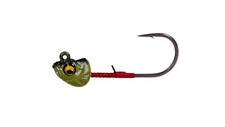 Megabass Okashira Jighead Realistic Swimbait Jighead w/ 3D Eyes, Baitkeeper Barb