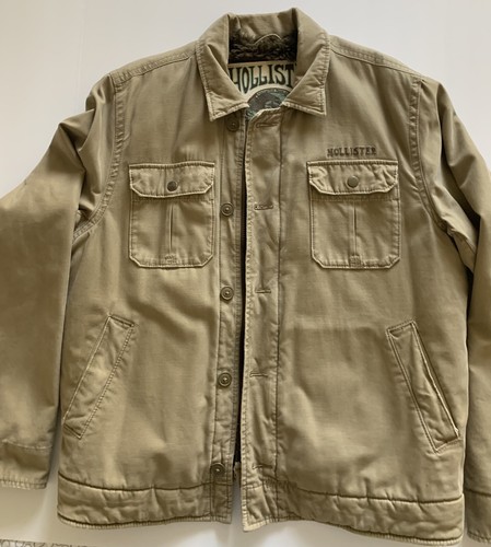 Vintage Hollister Jacket Faux Fur Lined 
