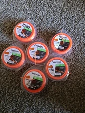 Lot 6 Shakespeare Uni Geared Trimmer Line .080 x 40' (240 ft) Weedeater String