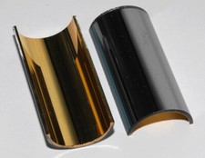 2) NEW NdYAG Laser Flashlamp Reflectors, Gold, 2.88" x 1.12" Flash-Lamp Nd YAG