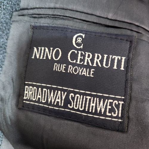 Nino Cerruti Rue Royale Blazer Mens 40R Blue Sports Coat Jacket 2 Buttons* - Picture 9 of 12