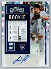 2020 Panini Contenders 2 Cracked Ice Ticket /23 Lewis Thorpe #155 Rookie Auto RC
