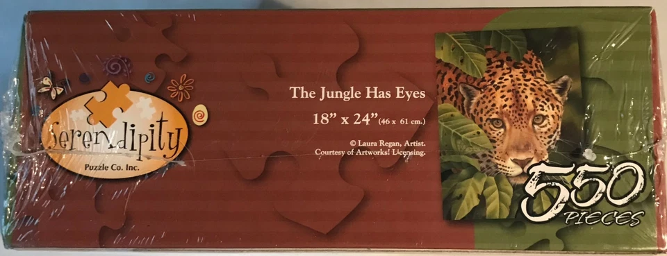 Serendipity — «У джунглей есть глаза» — Лора Риган — 550 шт. Пазл - новый - Изображение 2 из 4