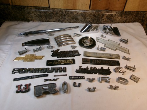 Vintage Assorted Lot of Car Emblems