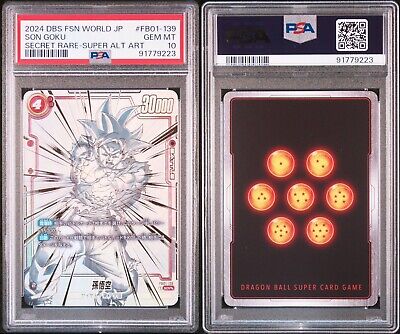PSA10 Son Goku FB01-139 Super Alt Art SCR Awakened Pulse PSA10 Son Goku FB01-139 Super Alt Art SCR Awakened Pulse