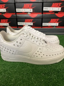 air force 1 studded white