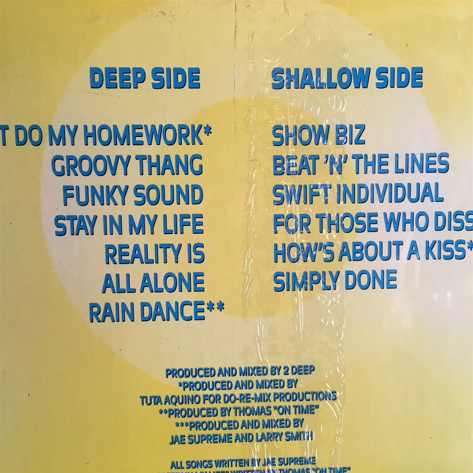 [RAP]~SEALED LP~2 DEEP~Honey, That's Show Biz~[Original 1990~COLD CHILLIN'~Issue - Image 3 of 3