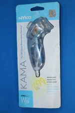 NYKO KAMA NUNCHUCK NUNCHUK CONTROLLER FOR NINTENDO Wii / Wii U Clear NEW