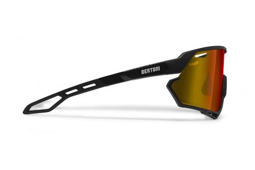 BERTONI Gafas Deportivas Ciclismo MTB Running Lente Ancha Antivaho ALPHA - Picture 31 of 56