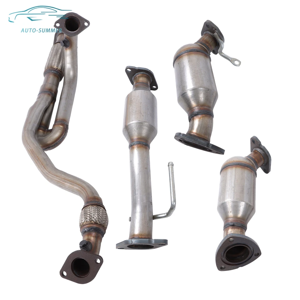Flex Pipe Catalytic Converters All Three For Chevrolet Treverse 3.6L 2009-2017 Foto 3 de 4