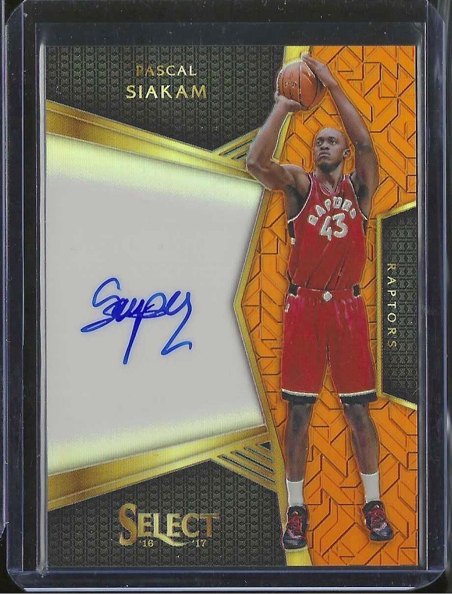 Pascal Siakam RPA 25枚限定 rookie patch サイン Pascal Siakam Toronto Raptors Optic Rookie Autograph Card | eBay
