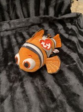 Ty Sparkle Nemo 2016 Disney Pixar Movie 8  Beanbag Plush Stuffed Animal Toy