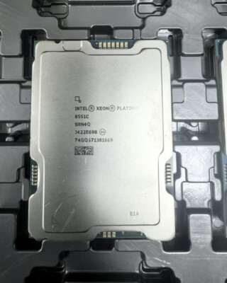 Intel Xeon Platinum 8551C 2.9GHz LGA4677 Processor CPU 48Core 96Thread