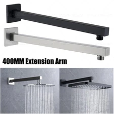Stainless Steel Shower Head Extension Arm Rain Shower Head Extender Wall Mount
