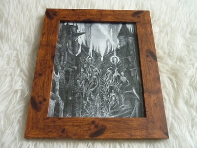 10x8 gerahmter Originaldruck Nerd Block Court of the Dead Horror Sammlung #34