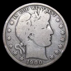 1900 Barber Half Dollar Silver ---- Nice Coin ---- #703T