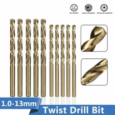 HSS Gold Cobalt Jobber Drill Bit - For Drilling Stainless Steel & Hard Steels