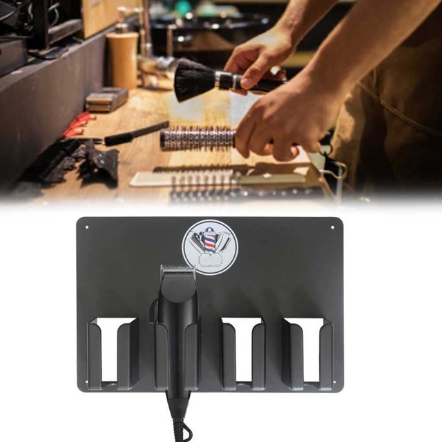 Wallmounted Hairdresser Hair Clipper Holder Salon Accessory Stand