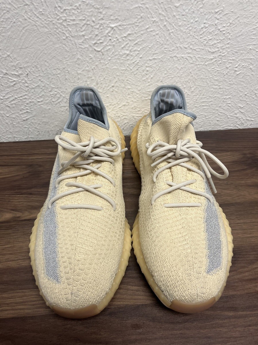 Size 15 - adidas Yeezy Boost 350 V2 Linen Missing Size Tag Size 15 - adidas Yeezy Boost 350 V2 Linen Missing Size Tag