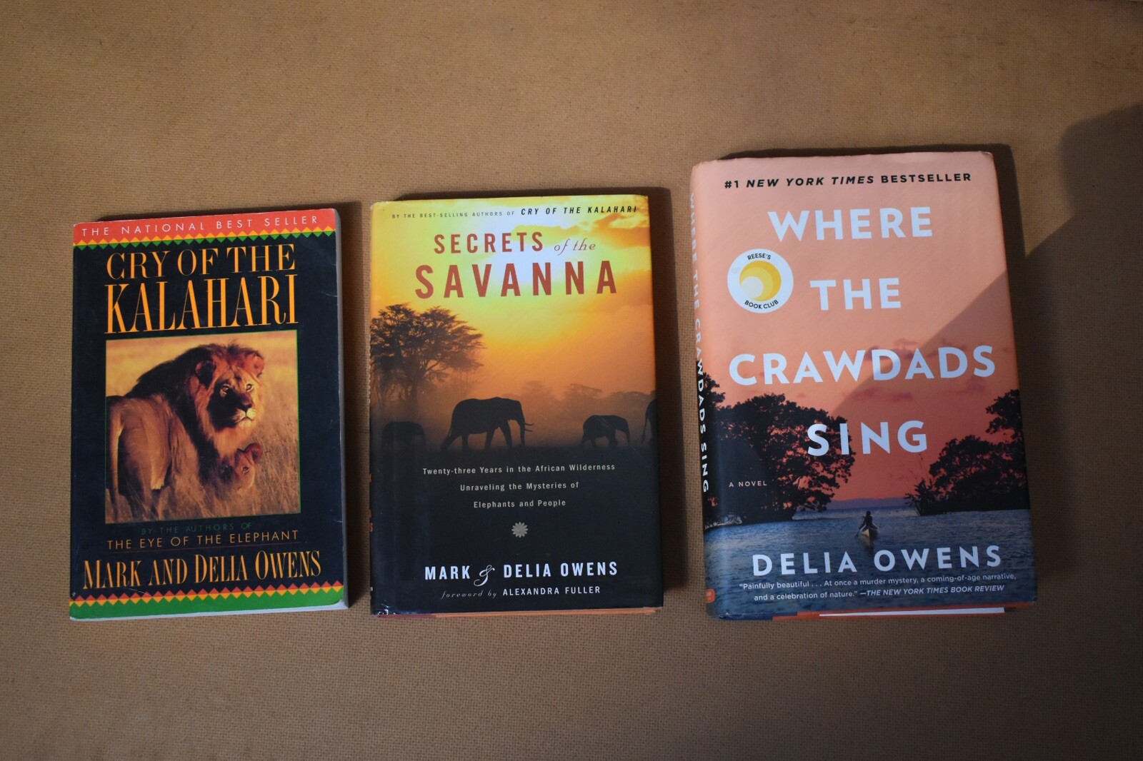 Delia Owens Lot Secrets Of The Savannah, Cry Of The Kalahari Where