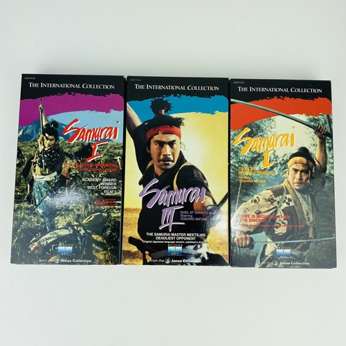 Samurai Trilogy Martial Arts Masters Bruce Lee Dragon Chinese Connection VHS Lot - Picture 6 of 8