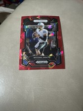 2024 Panini Prizm Draft Picks - Red Cracked Ice - #144 Michael Pratt