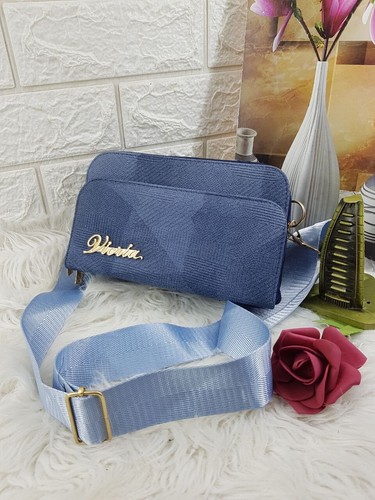 Women's purse with wide handle, size 22*13, in attractive colors, equipped with - Picture 4 of 8